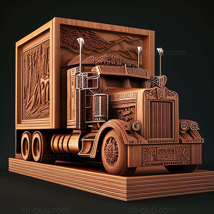 3D мадэль Kenworth W900 (STL)